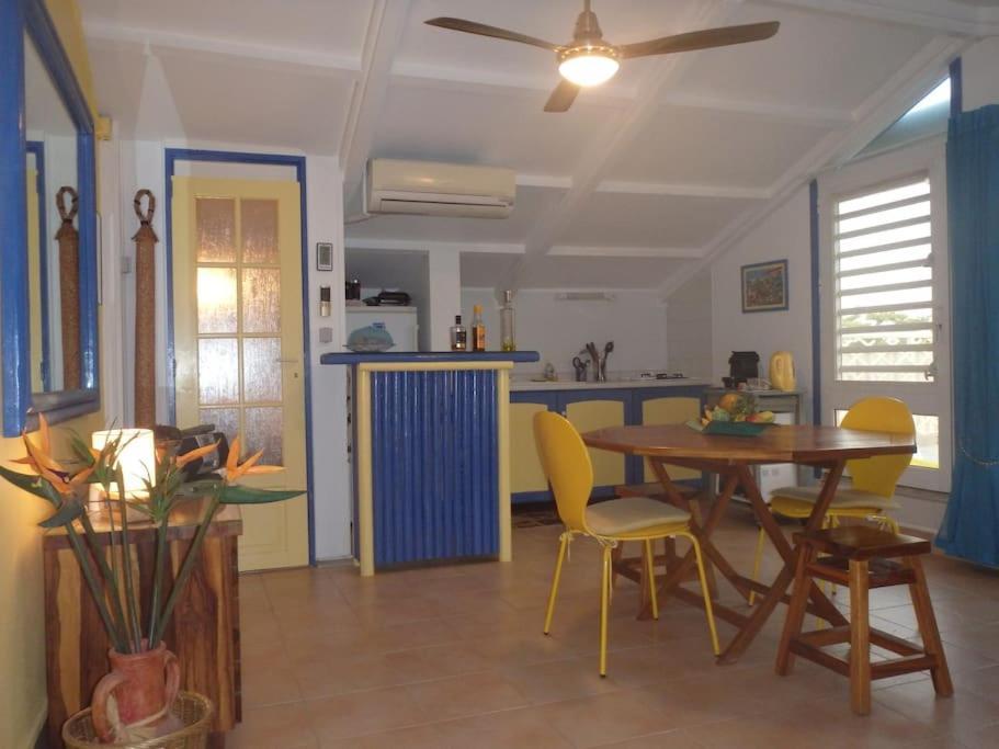 Charmant Et Spacieux Studio A 50M De La Plage Le Diamant Luaran gambar